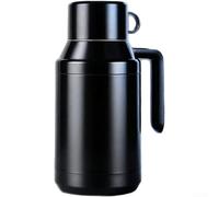 Bouilloire de voiture en acier inoxydable à chauffage rapide 1300 ml 12 V | Chauffage rapide de 120 W, bout en quelques minutes, double tension 12 V/24 V, convient aux voitures