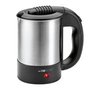 Clatronic Bouilloire électrique WKR 3624 – acier inox/noir, 2 tasses 170 ml + cuillère