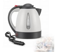 Bouilloire de voyage portable pour voiture - 1 l | Bouilloire 12 V pour voiture, voyage, camping, avec prise allume-cigare, arrêt automatique, protection contre l'ébullition à