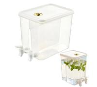 Bouilloire d'eau froide à deux compartiments, avec robinet et filtre intégré, distributeur de boissons pour réfrigérateur de 3/8 litres, distributeur de boissons avec robinet pour le stockage de