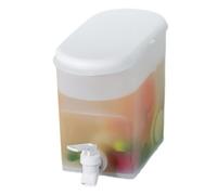 Bouilloire d'eau froide avec robinet - 3,5 L de frigo cruche à eau avec bec pour la maison et le bureau | Pichet de boisson glacée pour café à thé de lait, seau de soda, seau de boisson froide, robine
