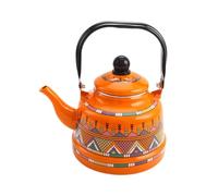 Bouilloire d'eau légère de 1700 ml pour décorations de salon Orange 16 x 21 cm