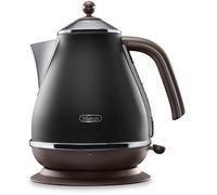 Bouilloire - DELONGHI - KBOV2001.BK - 2000 W - 1,7 L - Noir mat / Chocolat