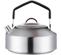 Bouilloire d'extérieur en acier inoxydable 304 avec volume intérieur spacieux, convient pour le camping de groupe et l'utilisation en solo (1000 ml)
