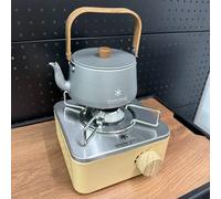 Bouilloire D'Extérieur Japonaise Snow Peak, Grande Capacité, Pour Camping, Pique-Nique, Cuisinière À Gaz Assortie 1100ml