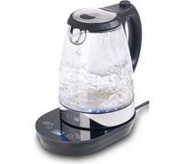 Rosenstein & Söhne – Bouilloire digitale en verre 2200 W / 1,7 l – Éclairage LED, thermostat