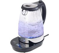 Bouilloire digitale en verre 2200 W / 1,7 L à éclairage LED - Avec thermostat [Rosenstein & Söhne]