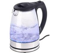 Bouilloire digitale en verre 2200 W / 1,7 L à éclairage LED