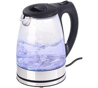 Bouilloire digitale en verre 2200 W / 1,7 L à éclairage LED [Rosenstein & Söhne]