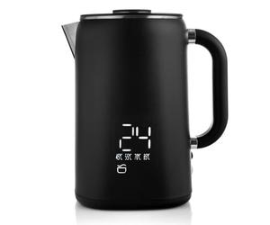 Bouilloire digitale - LEHMANN - Aqua Black 20 - 1,7 L - 1500 W - Écran tactile