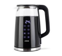 LIVOO Bouilloire électrique DOD198 Sans fil 1,7 l 2200 W Noir