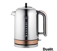 Bouilloire Dualit Classic 1,7 L en cuivre pulvérisé, 72820