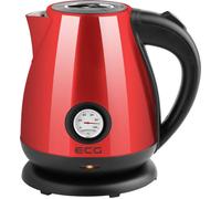 Bouilloire - ECG - RK 1705 Metallico Rosso - Acier inoxydable - 1,7 L - 2200 W