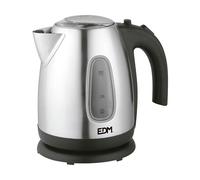 Bouilloire Edm 07656 Kettle Noir Acier Inoxydable 2200 W 1,7 L Edm