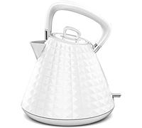 Bouilloire eldom VENO | Capacité de 1,5 litre | Théière rétro avec une puissance de 3000W | Design vintage classique | Fonction de cuisson rapide | Noir | C275b (blanc)