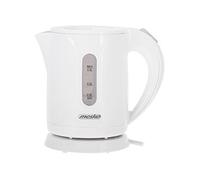 Mesko Bouilloire électrique MS1376 0,8 L sans fil Sans BPA arrêt automatique Base 360° Blanche 850 W