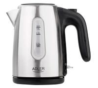 Bouilloire Électrique 1,0 Litre, Cuve en acier Inoxydable sans BPA 1200W Adler