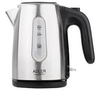 Bouilloire Électrique 1,0 Litre, Cuve en acier Inoxydable sans BPA, Adler, AD1273, 1200, Argent Argent G