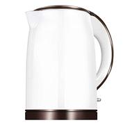 Bouilloire électrique 1,5 L à double paroi en acier inoxydable sans BPA, chauffe-théière à ébullition rapide de 1500 W, avec protection contre la surchauffe, arrêt automatique et protection