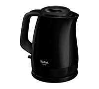 Bouilloire électrique 1,5 L noire sans fil avec résistance cachée