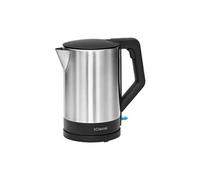 Bouilloire électrique - Bouilloire électrique - Bouilloire en Acier - Bomann WKS 3002 CB Bouilloire 1,5 Litre Inox/Blanc - 2200 Watts - système d'arrêt automatique