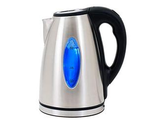 Bouilloire électrique 1,7 L en acier inoxydable max. 2200 W Sans BPA LED bleu