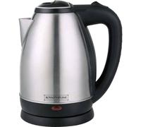 Royalty Line, RL-SSK17L Bouilloire Électrique 1,7L 1500W Argenté en Acier Inoxydable, Design sans Fil avec Rotation 360°, Système de Protection Automatique, Idéale pour Thé et Café