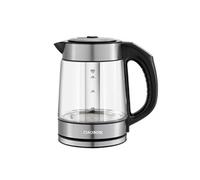 Bouilloire Électrique 1.7L 2000W Verre Borosilicate avec Réglage de Température Avizar Transparent