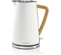 Bouilloire électrique 1,7l acier blanc 2200w protection contre ébullition Blanc G