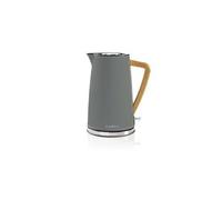 Bouilloire électrique 1,7l acier gris 2200w protection contre ébullition