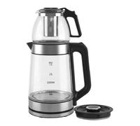 Bouilloire Électrique 1.7L avec Théière 2200W Infuseur en Verre Base 360° SWISS HAUS Noir