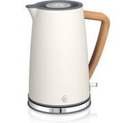 Bouilloire électrique 1,7L Ultra Rapide Sans Fil Design Moderne Nordic SWAN SK14610WHTNEU Blanc Blanc G