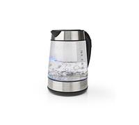 NEDIS Bouilloire Électrique 1,7L Verre Transparent 2200W Protection contre l'ébu
