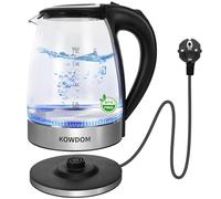 Bouilloire Électrique 1,8 L 2200W - Rapide Chauffe, Arrêt Automatique & Sécurité Marche à Sec, Sans BPA - Idéale pour Thé, Café, Petit-déjeuner