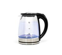 Bouilloire électrique - - 1,8 L Verre/Inox - 1500W - LED bleue - Socle 360°