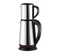 Bouilloire Electrique, 1,8L + 0,8L Double Couche Bouilloire avec Filtre pour thé, Machine à Thé Multifonction Pour Préparer Du Thé Ou Faire Bouillir de L'eau