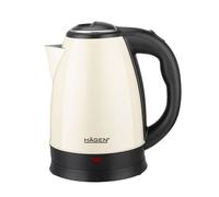 Bouilloire électrique 1.8L inox sans fil Crème Hagen HA5525-CRM