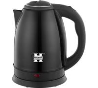 Bouilloire électrique 1.8L inox sans fil noir Herzberg HG5011-BLK