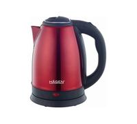 HAGEN Bouilloire électrique HA5525 – Inox, design élégant, base 360°, 1,8 L, 1500 W – Rouge