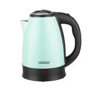 Bouilloire électrique 1.8L inox sans fil Vert Hagen HA5525-GRN