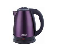 Hagen, Bouilloire Electrique Compacte Inox, Design Elegant, Base 360°, Capacité 1,8L, Puissance 1500W, Base 360 °, Filtre amovible et lavable, HA5525-Violet