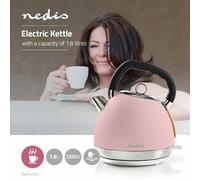 Bouilloire Électrique 1.8L Souples Touch Rose Rotatif De 360 Degrés Tlg