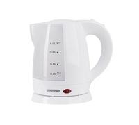 Bouilloire Électrique 1 L sans Fil, sans BPA, Avec Arrêt Automatique, Filtre, Mesko, MS1276, 1600, Blanc Blanc G