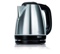 MPM Bouilloire électrique MCZ-84M 1 L sans BPA acier inoxydable sans fil base 360º Argent