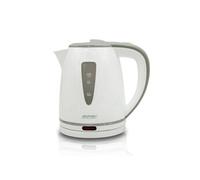 MPM Bouilloire électrique MCZ-64 – 1 L, sans BPA, résistance cachée, 1200W, sans fil 360° Blanc