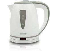 MPM Bouilloire électrique MCZ-64 – 1 L, sans BPA, résistance cachée, 1200W, sans fil 360° Blanc