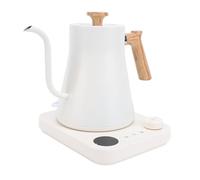 Bouilloire Électrique 1200W Température Réglable avec Écran LCD Minuterie - Chaudière à Eau Chaude Intérieure (Prise UE)