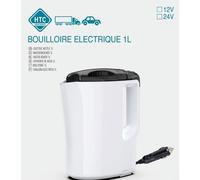 Bouilloire électrique 12V HTC EQUIPEMENT 1L 170W prise allume-cigare Blanc et Bleu