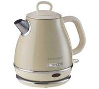 Bouilloire Electrique 1L sans fil 1630W beige Design Vintage Rétro Beige G