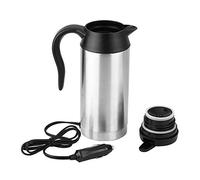 Bouilloire électrique 750 ml, 120 W, pour voiture, Car Van Truck, eau chaude, 12 V, bouilloire de voyage, acier inoxydable
